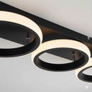 Luminária de Teto LED Nórdica Redonda 2 Lâmpadas – Design Moderno e Minimalista