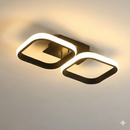 Luminária de Teto LED Nórdica Quadrada 2 Lâmpadas – Estilo Contemporâneo e Elegante