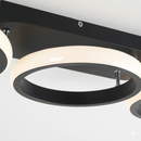 Luminária de Teto LED Nórdica Redonda 3 Lâmpadas – Iluminação Sofisticada para sua Casa