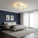 Luminária de Teto LED Nórdica Quadrada 2 Lâmpadas – Estilo Contemporâneo e Elegante