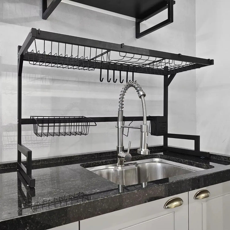 Escorredor de Louça Inox Kitchen Rack – Organização e Estilo para Sua Cozinha