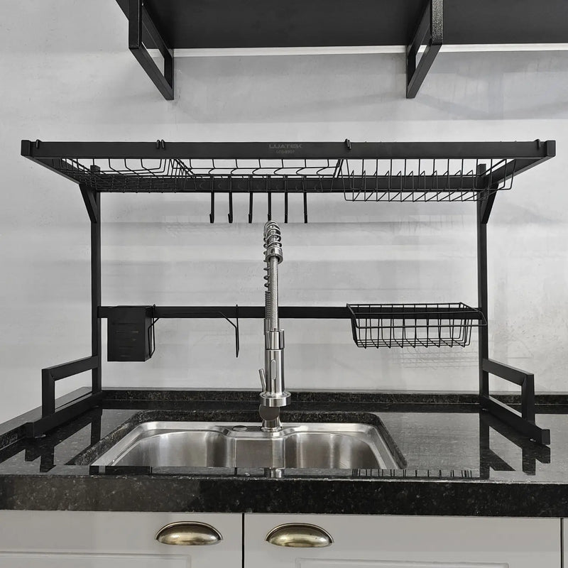 Escorredor de Louça Inox Kitchen Rack – Organização e Estilo para Sua Cozinha