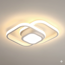 Luminária Élite Quadrada LED – Design Moderno e Sofisticado