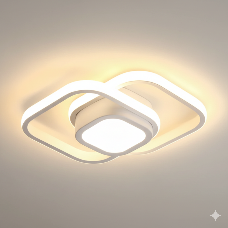 Luminária Élite Quadrada LED – Design Moderno e Sofisticado