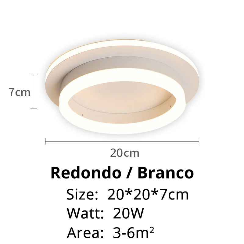 Luminária Elegance – Design Moderno Redondo