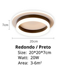 Luminária Elegance – Design Moderno Redondo