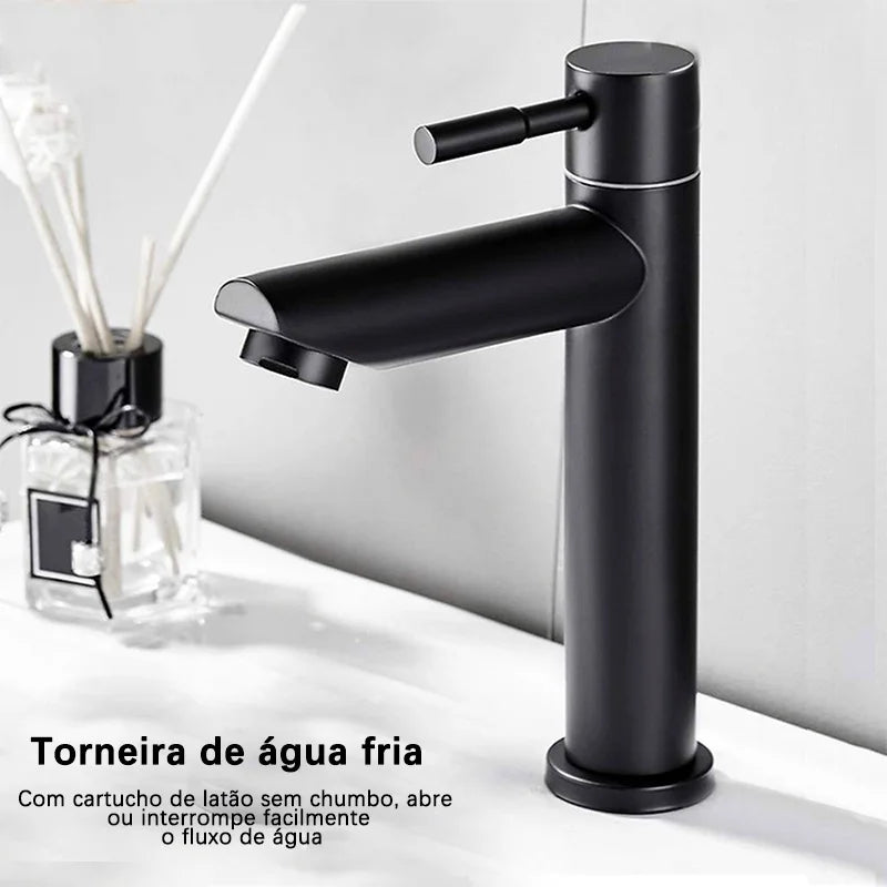 Torneira de Água Fria para Pia | Design Moderno e Durável