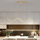 Lustre Linea Duo LED – Design Contemporâneo em Zigzag