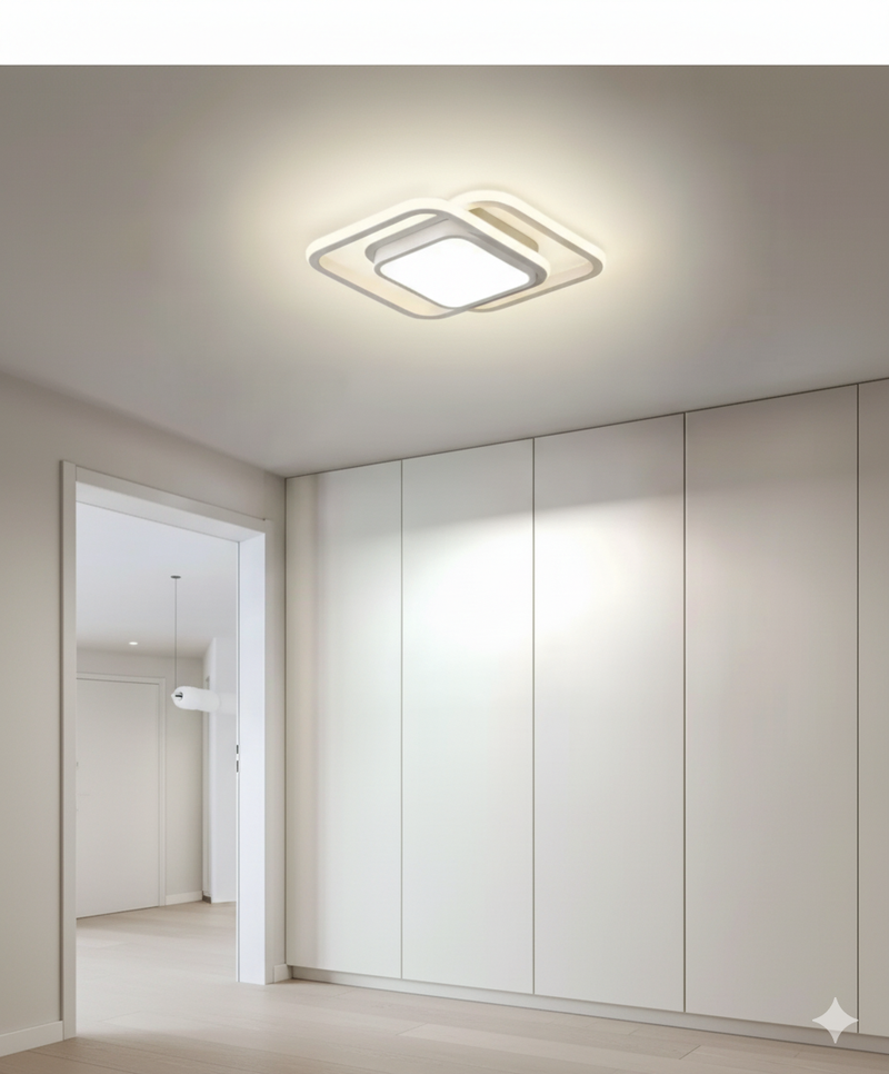 Luminária Élite Quadrada LED – Design Moderno e Sofisticado